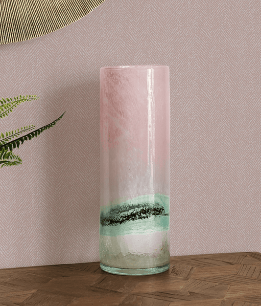 Voyage Maison Interior Design Range Dusk Tall Vase Pink/Black