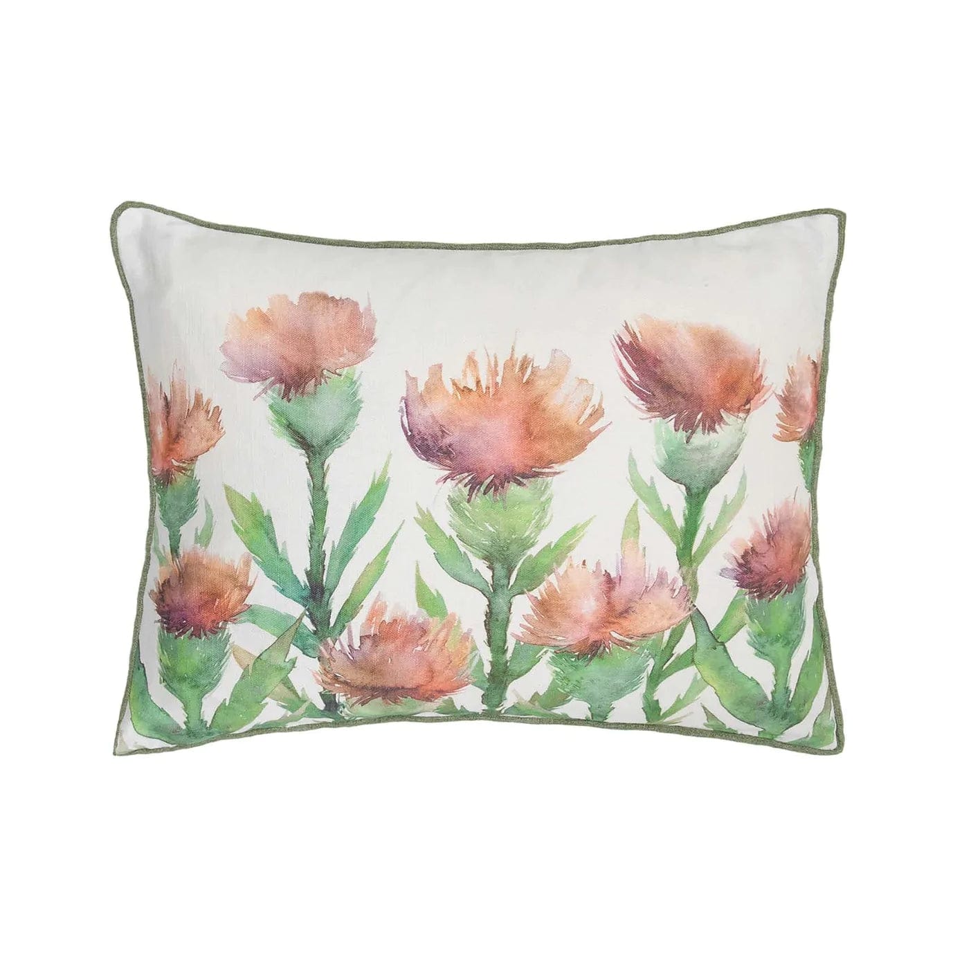 Voyage Maison Interior Design Range Erskine Rust Cream Printed Cushion - 50x40cm