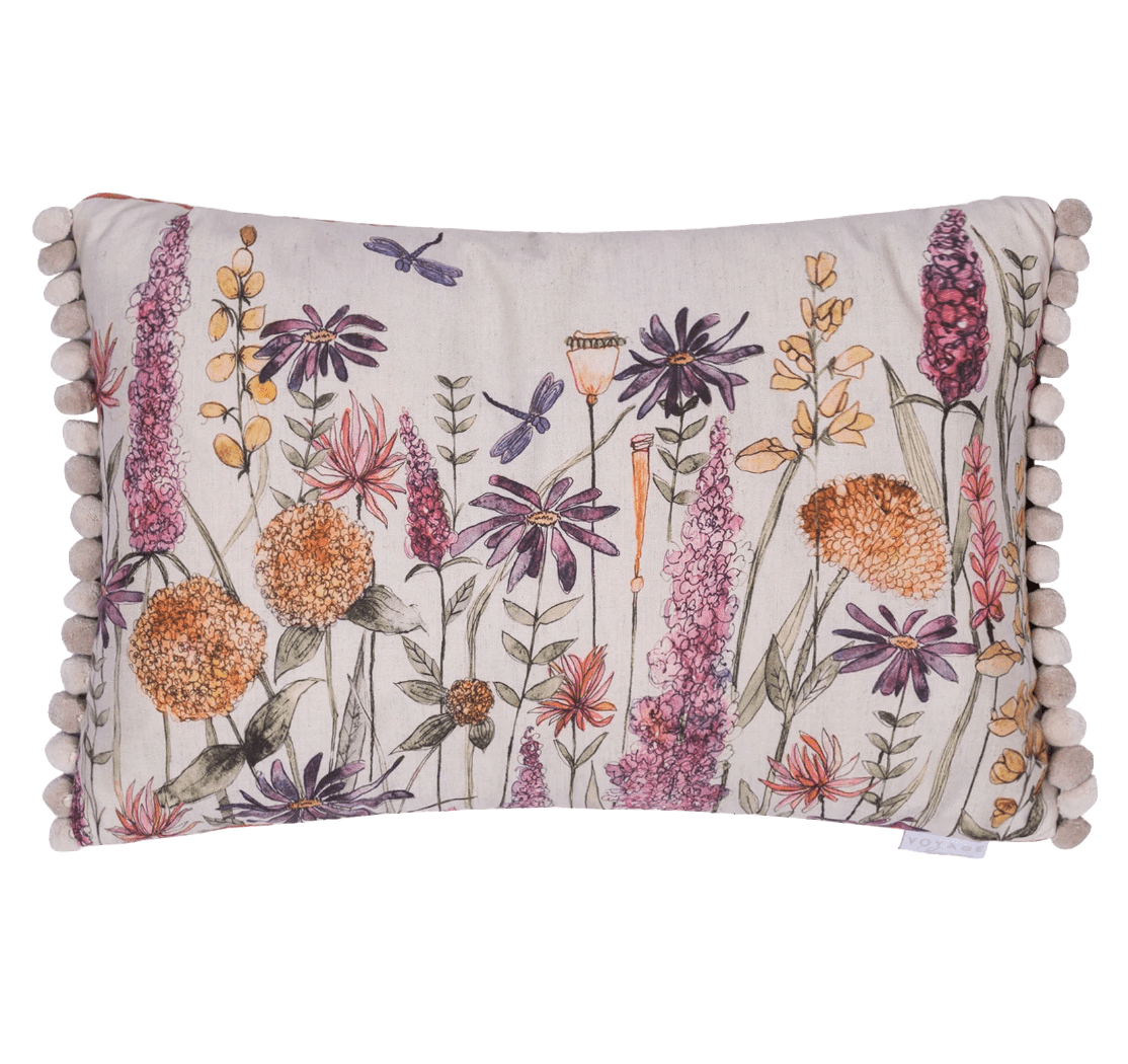 Voyage Maison Interior Design Range Florabunda Russet Cushion - 60x40cm