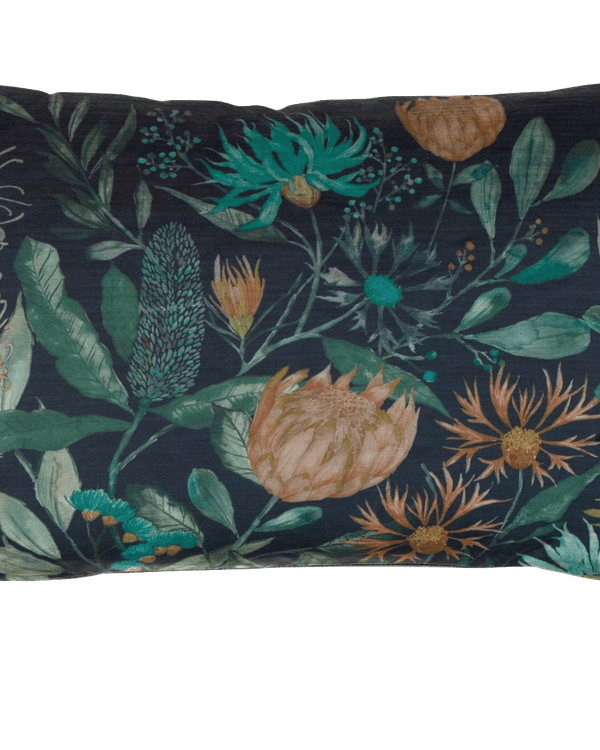 Fortazela Sapphire Velvet Cushion by Voyage Maison