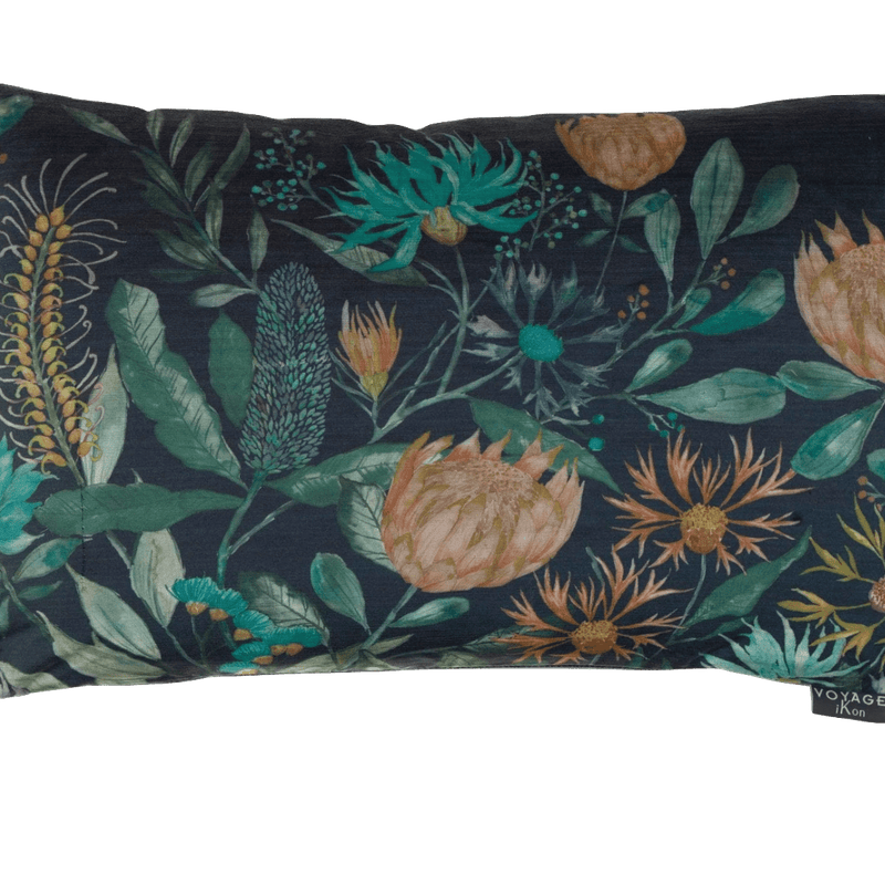Fortazela Sapphire Velvet Cushion by Voyage Maison