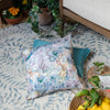 Voyage Maison Interior Design Range FOX AND HARE OUTDOOR CUSHION in TRUE BLUE