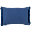 Voyage Maison Interior Design Range GERROA PRINTED FEATHER CUSHION in COBALT or SEAFOAM