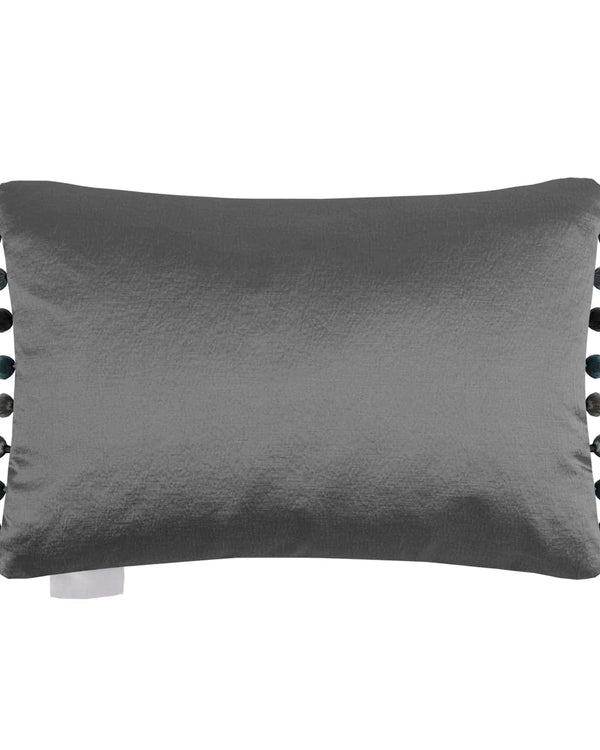 Glaze Iron Satin Cushion by Voyage Maison