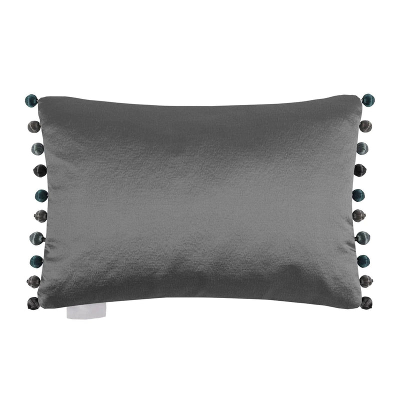 Glaze Iron Satin Cushion by Voyage Maison