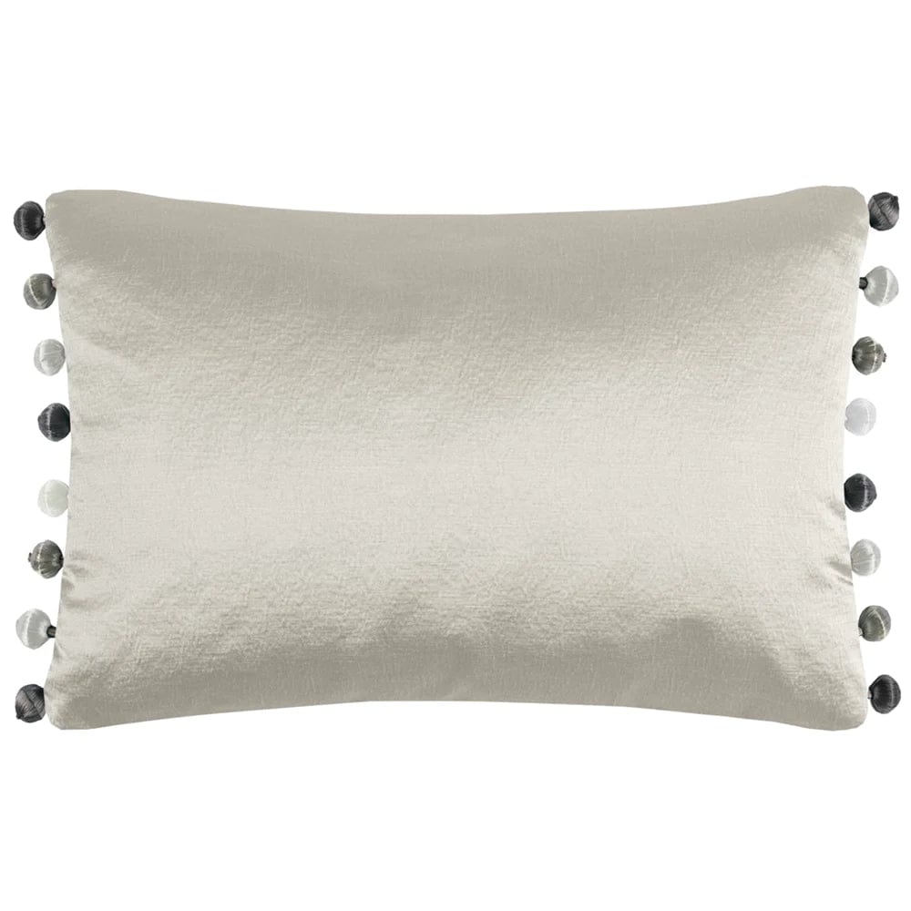 Voyage Maison Interior Design Range Glaze Ivory Satin Cushion - 60x40cm