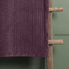 Voyage Maison Interior Design Range Haze Velvet Quilted Throw Plum -140x220cm