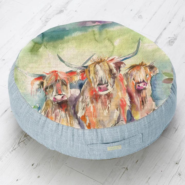 Voyage Maison Interior Design Range HEILAN HERD PRINTED FLOOR CUSHION