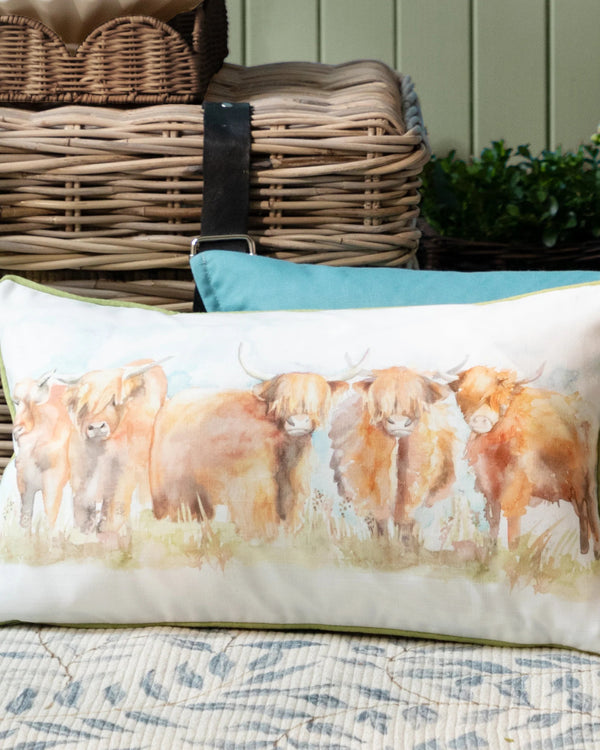 HIGHLAND OUTDOOR CUSHION ORANGE by Voyage Maison