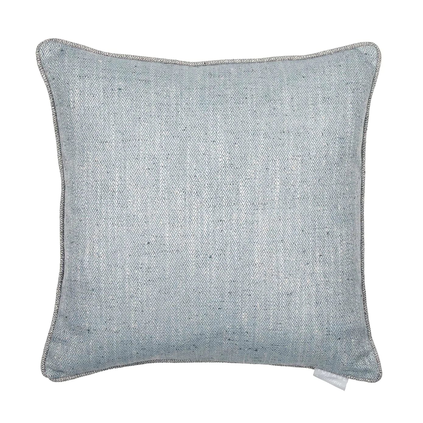 Voyage Maison Interior Design Range Jedburgh Bluebell Woven Herringbone Cushion - 50x50cm LIMITED EDITION