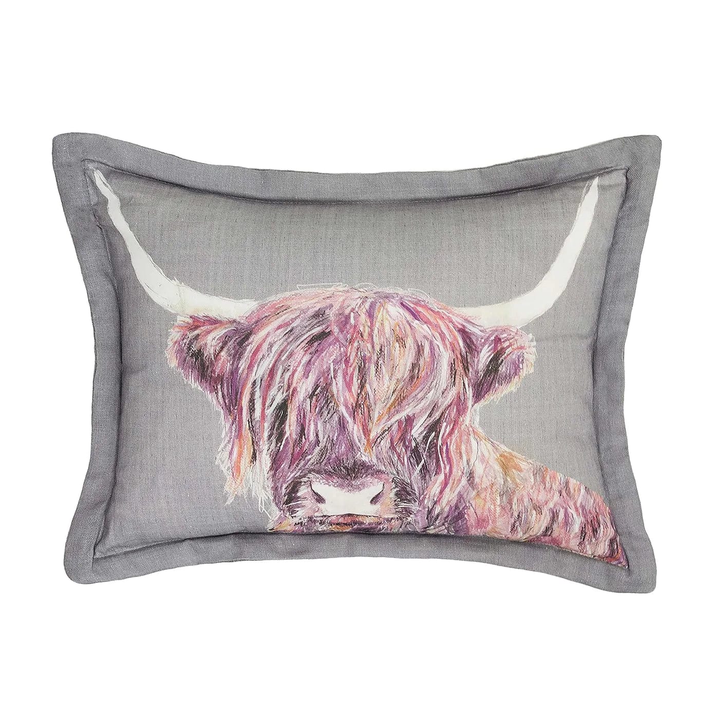 Voyage Maison Interior Design Range Lachlan Fuchsia Printed Cushion - 50x40cm