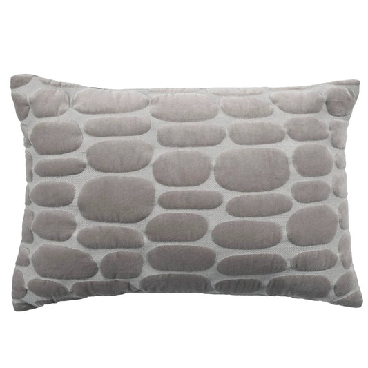 Voyage Maison Interior Design Range Lavender Boulder Embroidered Cushion 40x60cm (Available in 8 colours)