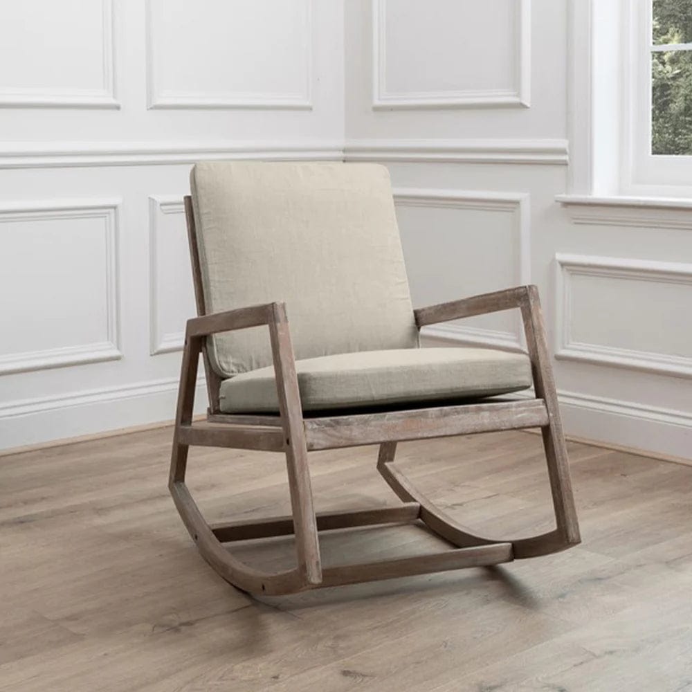 Voyage Maison Interior Design Range Linen Jonas Rocker Chair (several colours to choose from)