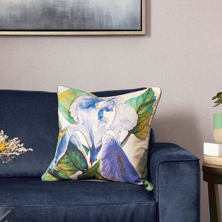 Voyage Maison Interior Design Range Marie Burke Darwen Cornflower Cushion - 55x55cm