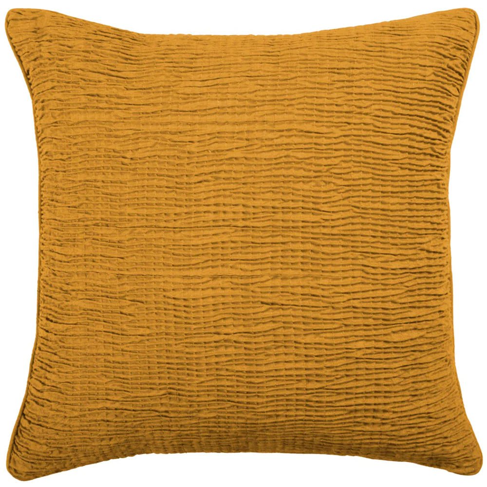 Voyage Maison Interior Design Range Marigold Rainfall Embroidered Cushion 50x50cm (Available in 12 colours)