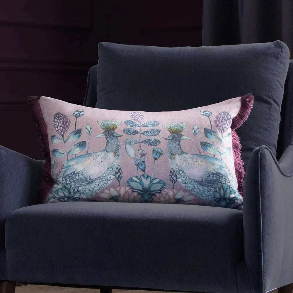 Voyage Maison Interior Design Range Mauve Ahura Feather Cushion (3 Colours to choose from)