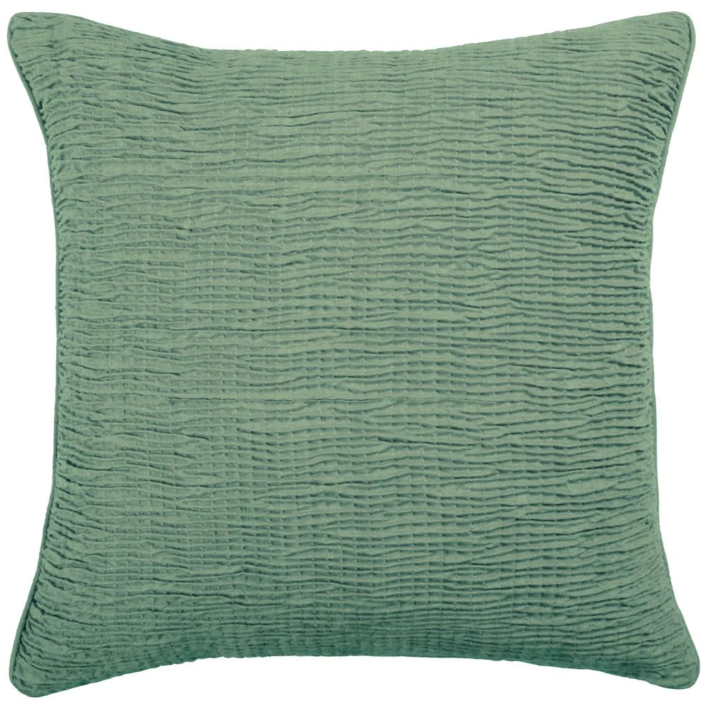 Voyage Maison Interior Design Range Mint Rainfall Embroidered Cushion 50x50cm (Available in 12 colours)