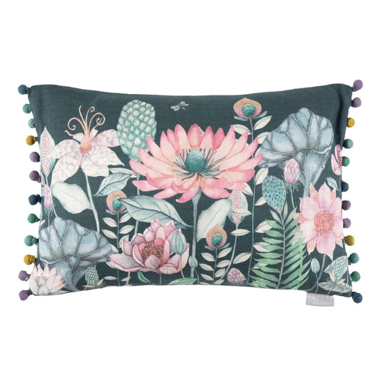 Voyage Maison Interior Design Range Nesidora Emerald Cushion - 60x40cm