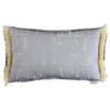 Voyage Maison Interior Design Range Orta Silver Cushion - 60x40cm