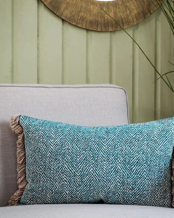 Oryx Azure Chenille Cushion - 40x60cm by Voyage Maison