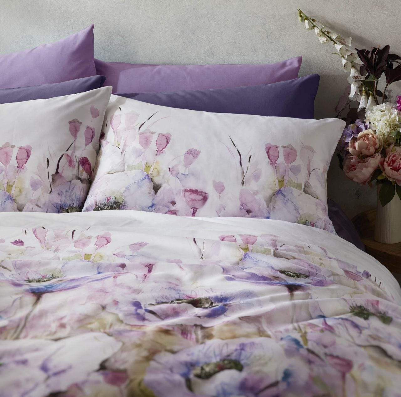 Voyage Maison Interior Design Range Papavera Violet Bedding by Voyage Maison