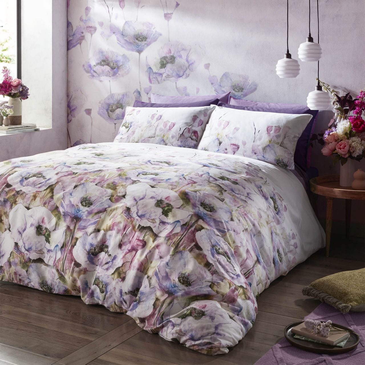 Voyage Maison Interior Design Range Papavera Violet Bedding by Voyage Maison