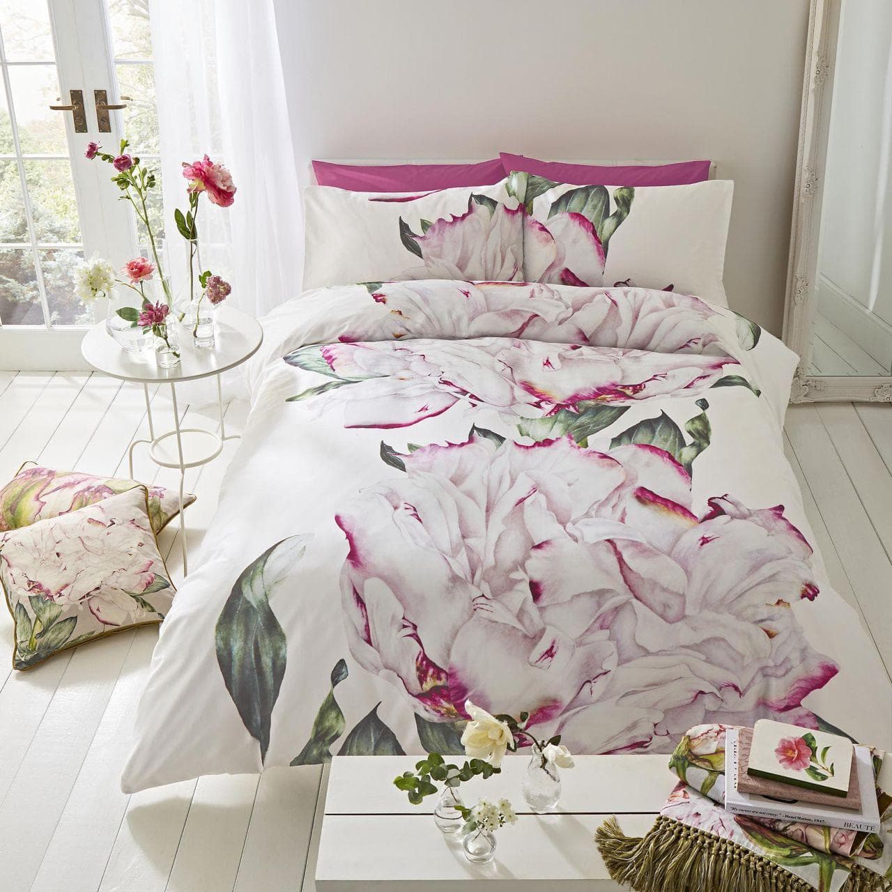 Voyage Maison Interior Design Range Parcevall Peony Fuschia Bedding by Marie Burke & Voyage Maison