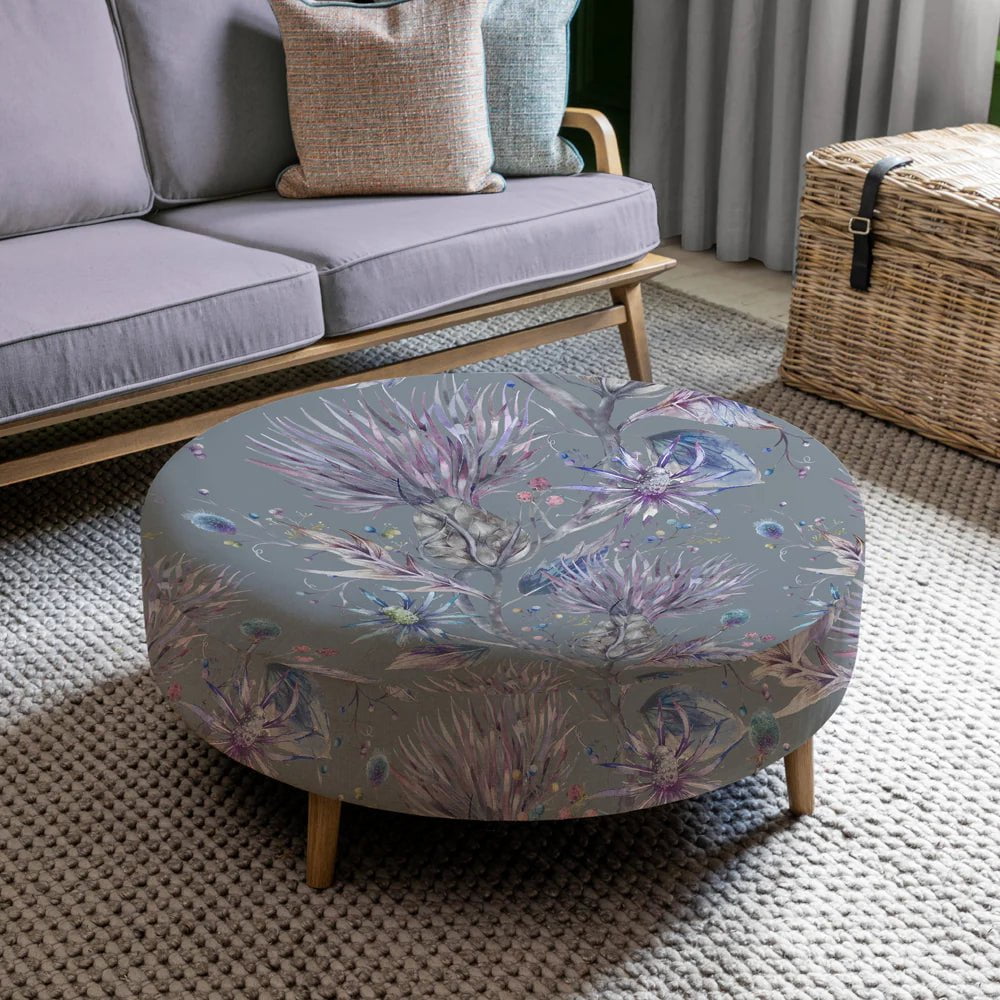 Voyage Maison Interior Design Range Petra Elysium Storm Table Stool - 90x34cm