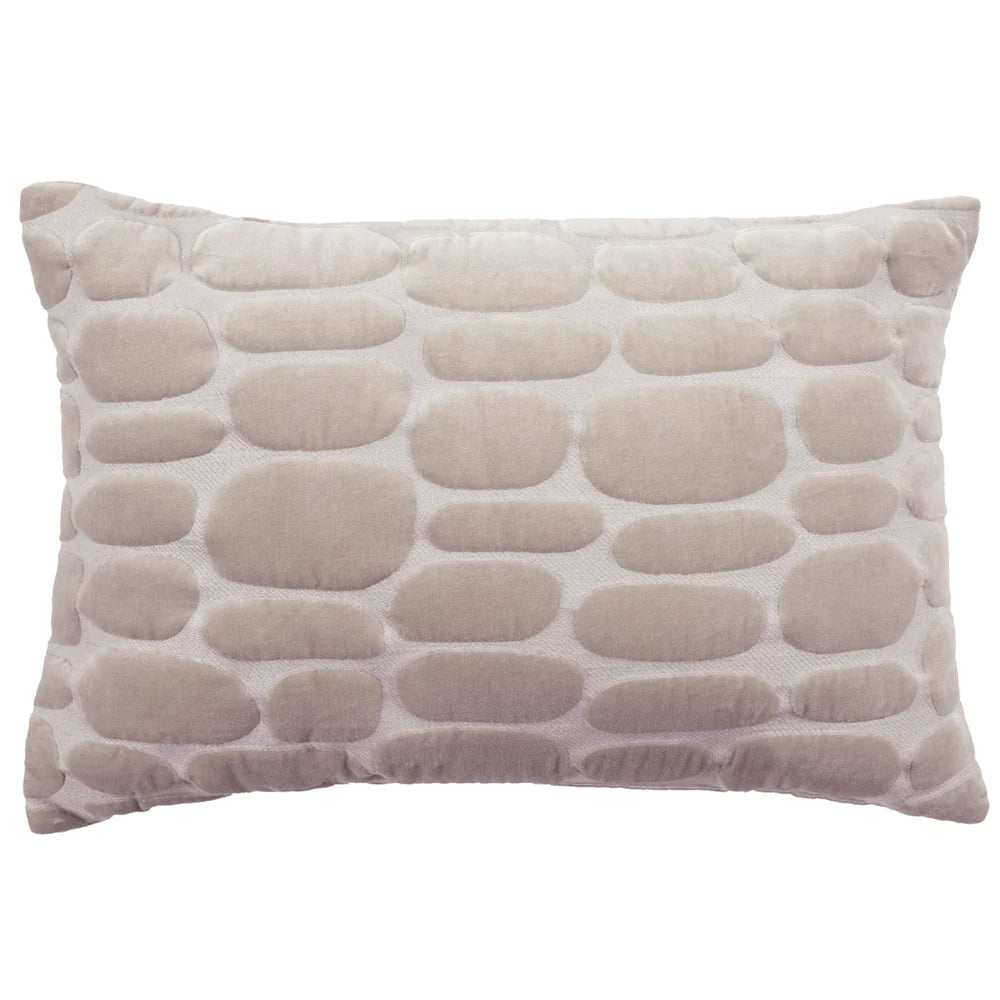 Voyage Maison Interior Design Range Quartz Boulder Embroidered Cushion 40x60cm (Available in 8 colours)