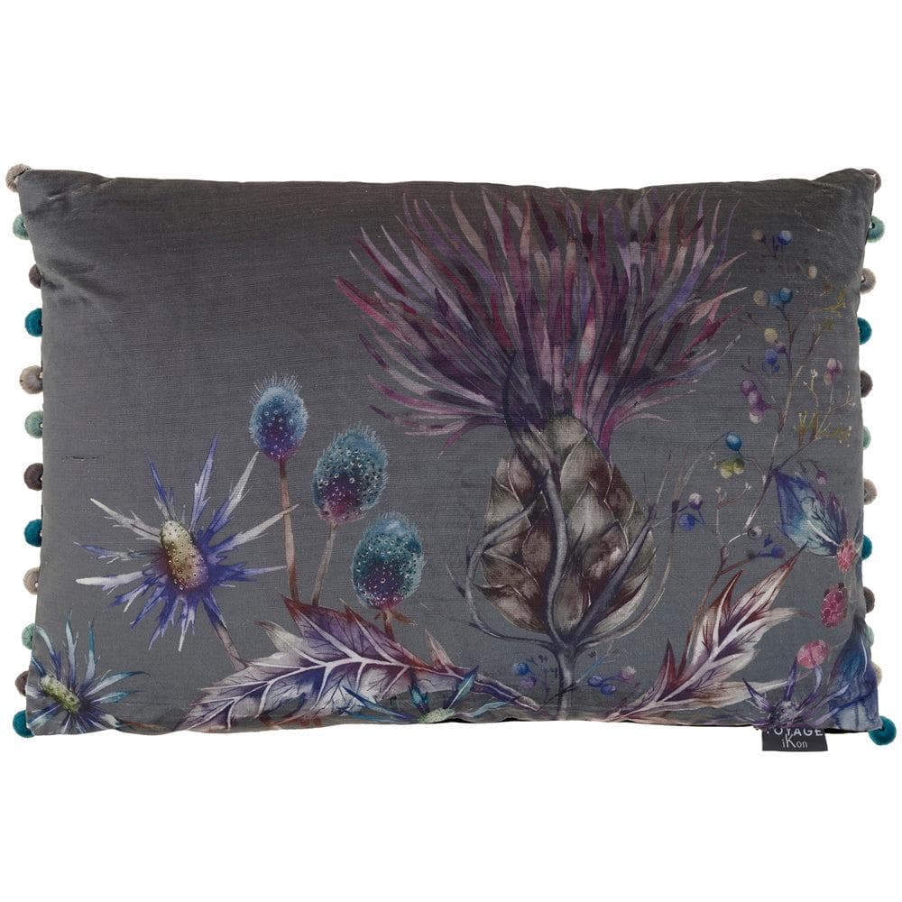 Voyage Maison Interior Design Range Elysium Velvet Cushion - 45x65cm (Colour variants: SAPPHIRE  / RUSSET / VIOLET)