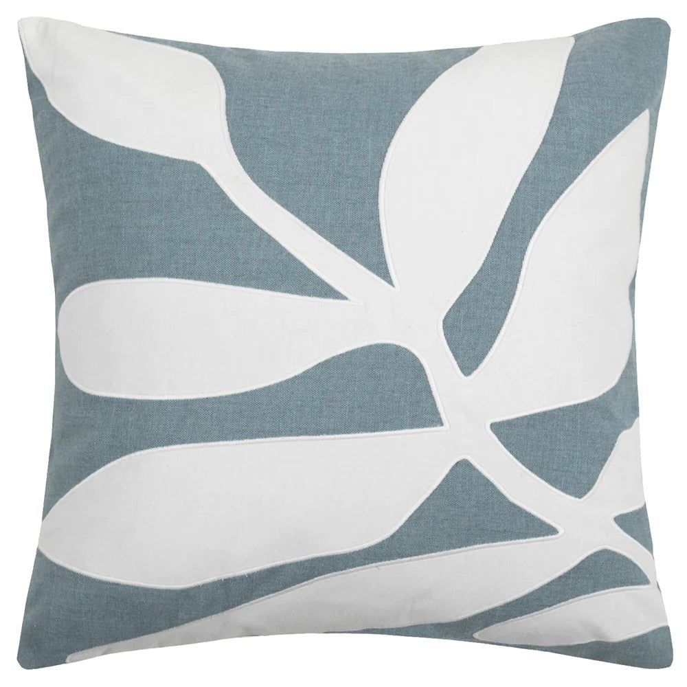 Voyage Maison Interior Design Range Seafoam Bodhi Embroidered Cushion 50x50cm (Available in 3 colours)