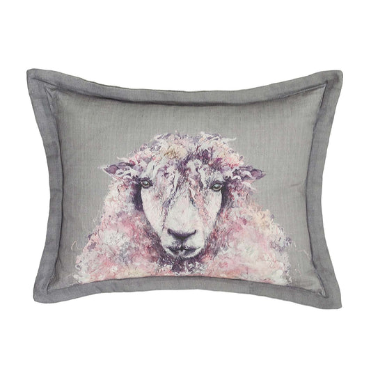 Voyage Maison Interior Design Range Seamus Fuchsia Printed Cushion - 50x40cm