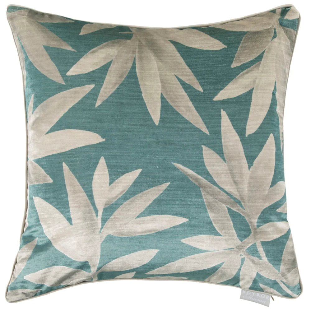 Voyage Maison Interior Design Range Silverwood Velvet Feather Cushion River 50x50cm