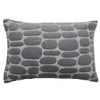 Voyage Maison Interior Design Range Steel Boulder Embroidered Cushion 40x60cm (Available in 8 colours)