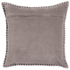 Voyage Maison Interior Design Range STITCH EMBROIDERED FEATHER VELVET CUSHION LAVENDER - 50x50cm