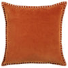 Voyage Maison Interior Design Range STITCH EMBROIDERED FEATHER VELVET CUSHION SUNSET - 50x50cm