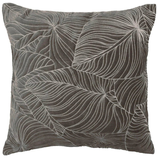 Voyage Maison Interior Design Range Taro Embroidered Iron Velvet Cushion - 50x50cm