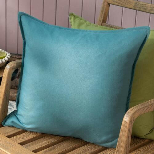 Voyage Maison Interior Design Range Teal ALFRESCO OUTDOOR SQUARE OXFORD CUSHION (4 colours to choose from)