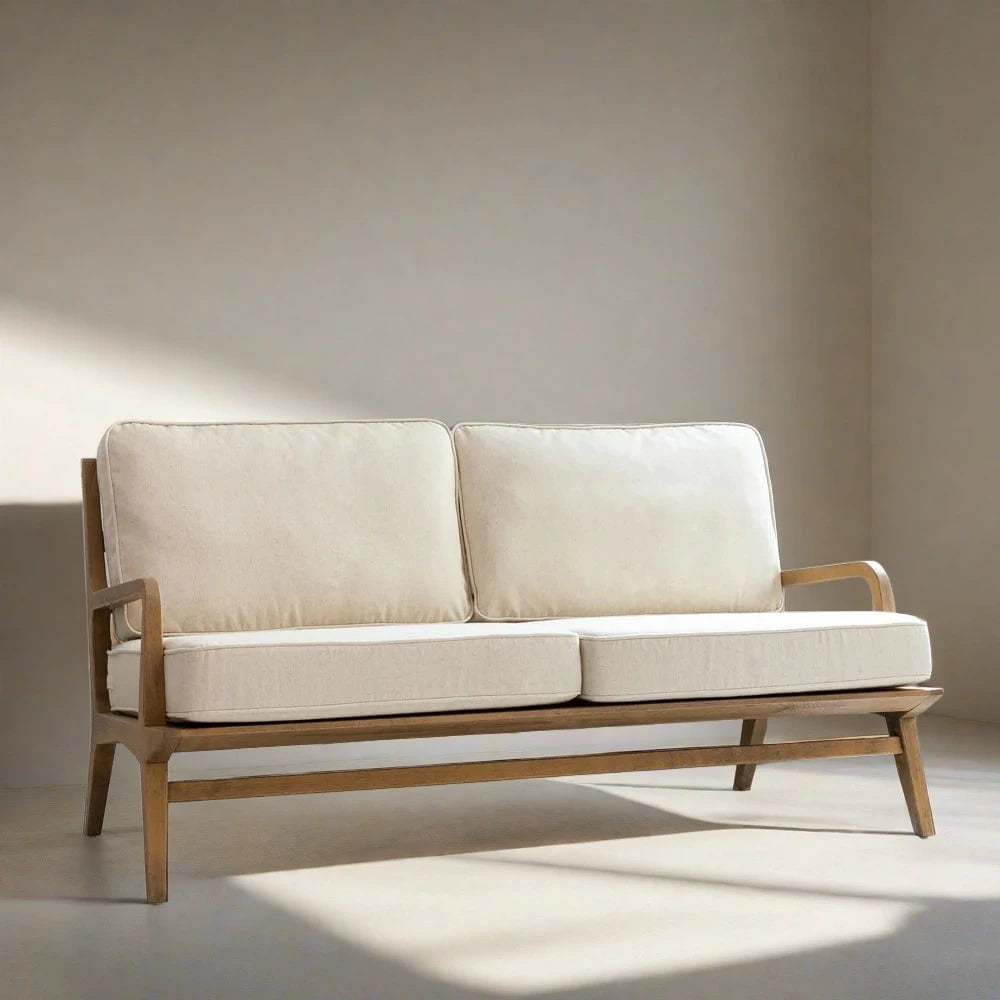 Voyage Maison Interior Design Range Warm Wood Idris 2-seater Sofa Chair (various styles)