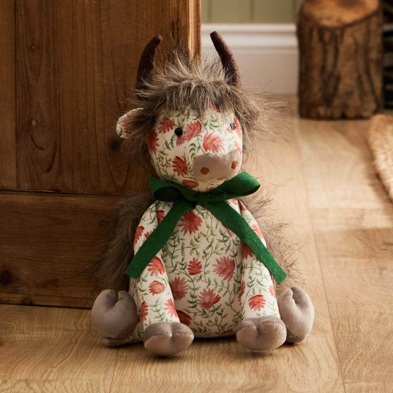 HUGO HIGHLAND COW DOOR STOP MULTICOLOUR by Voyage Maison