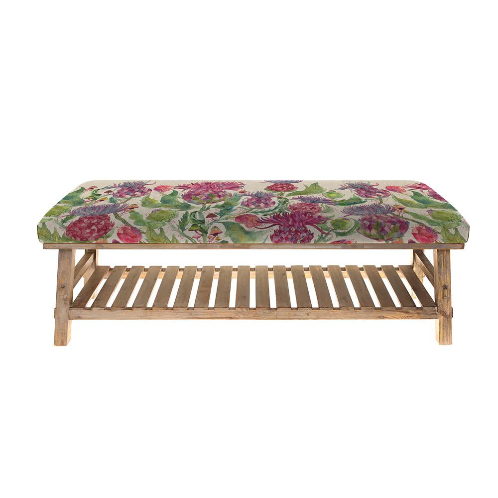 Voyage Maison (Riva Home) Interior Design Range Rupert Bench in Fairytale Damson Bristle