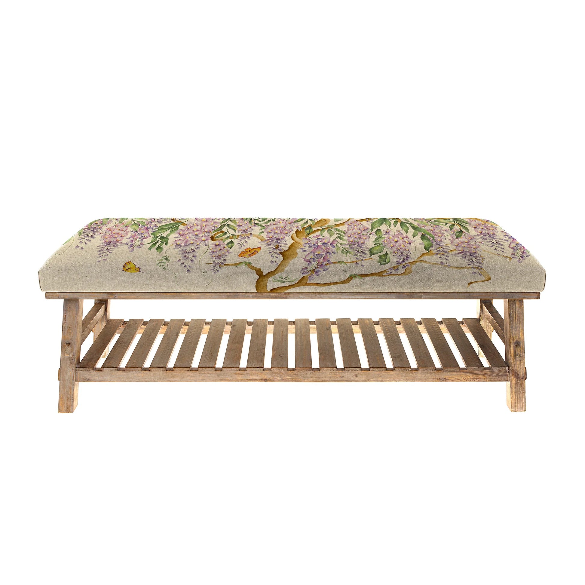 Voyage Maison (Riva Home) Interior Design Range Rupert Bench in Mariposa Natural