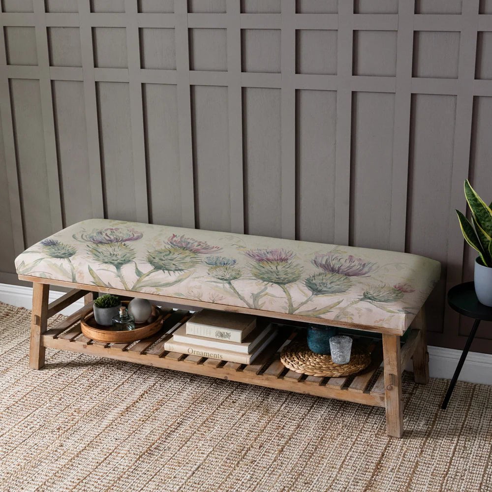 Voyage Maison (Riva Home) Interior Design Range Rupert Bench in Thistle Glen