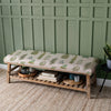 Voyage Maison (Riva Home) Interior Design Range Rupert Bench in Verbena Natural