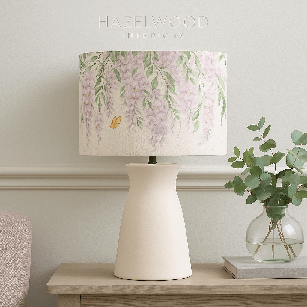 Voyage Maison (Riva Home) MARIPOSA EVA & ALBURY COMPLETE TABLE LAMP – CREAM/ECRU  by Voyage Maison