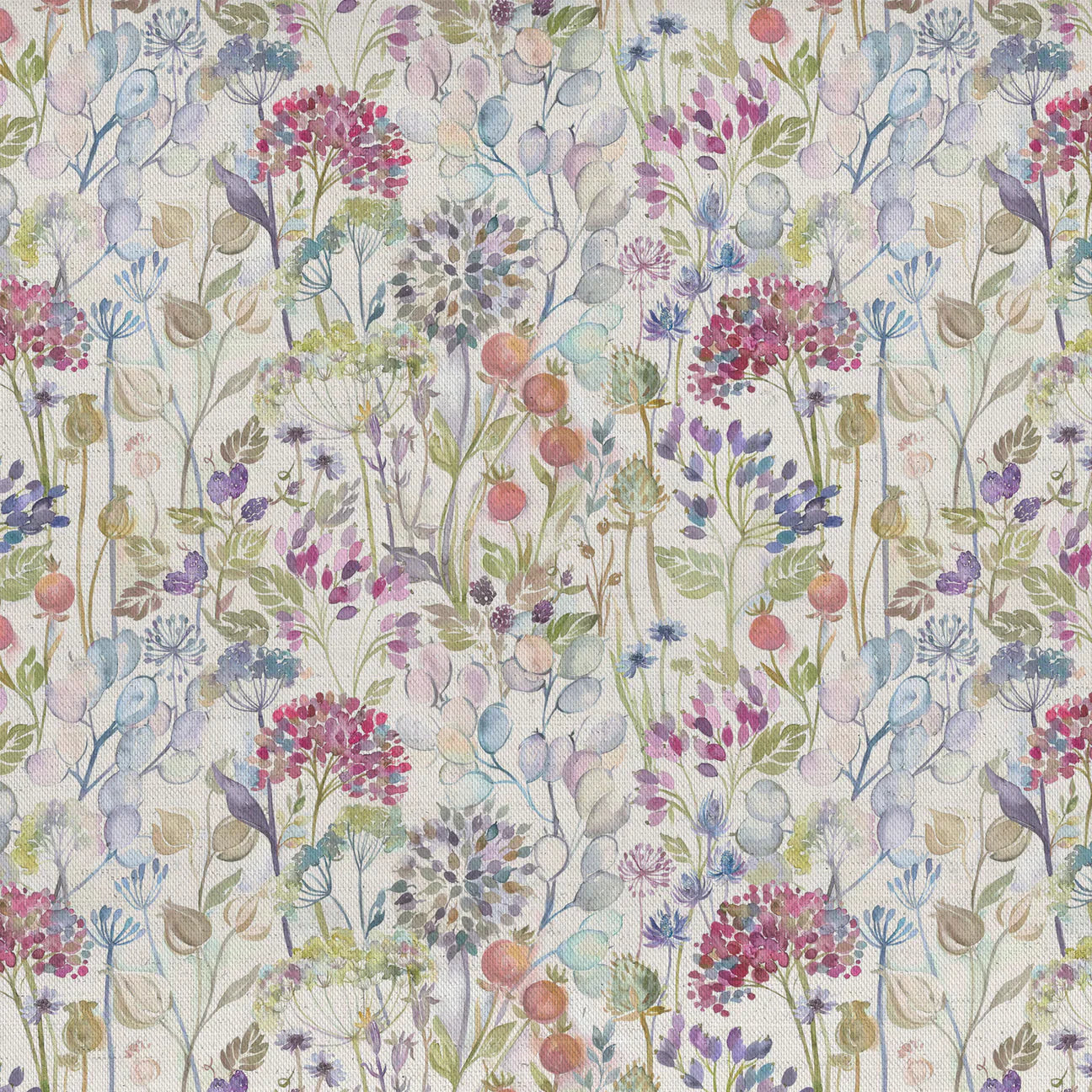 Voyage Maison (Riva Home) Oil Cloth HEDGEROW PRINTED RESIN OIL CLOTH FABRIC (BY THE METRE) NATURAL
 by Voyage Maison