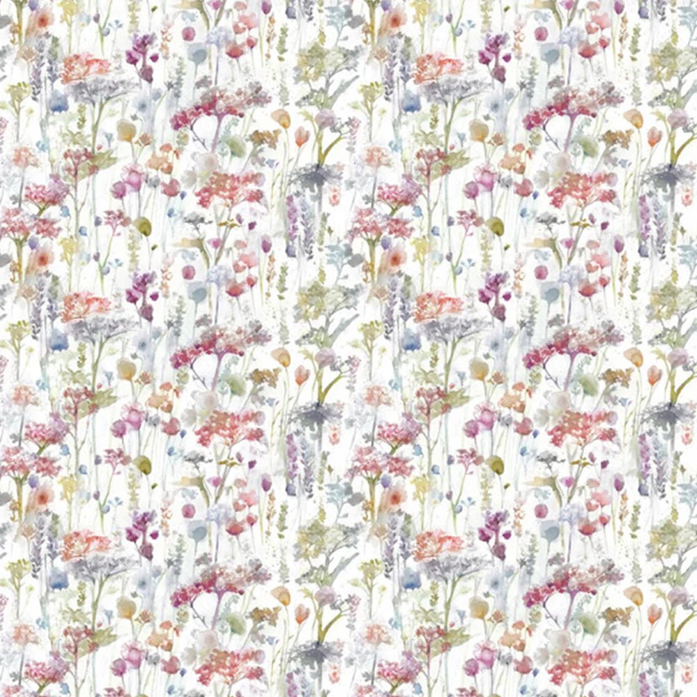 Voyage Maison (Riva Home) Oil Cloth Voyage Maison ILINIZAS PRINTED OIL CLOTH FABRIC (BY THE METRE) POPPY NATURAL