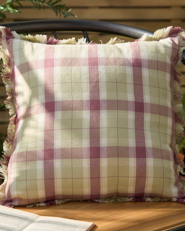 ARROCHAR OUTDOOR TARTAN CUSHION by Voyage Maison