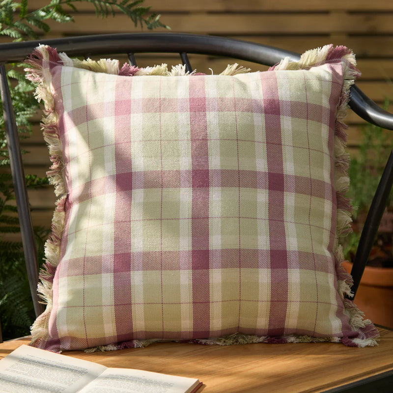 ARROCHAR OUTDOOR TARTAN CUSHION by Voyage Maison