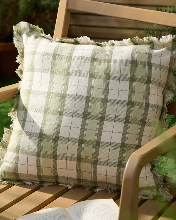 ARROCHAR OUTDOOR TARTAN CUSHION by Voyage Maison